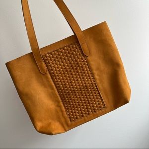 Handmade Suede Tote Bag